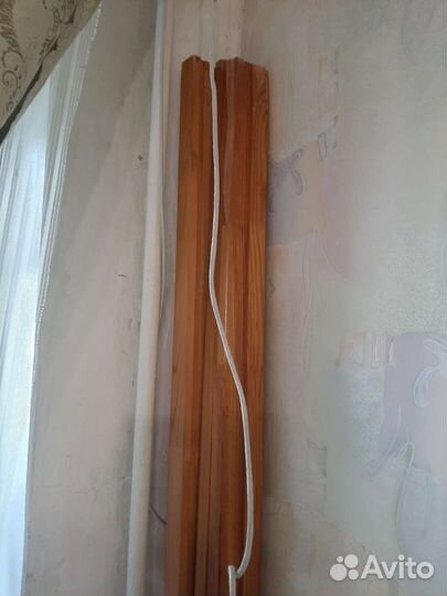 Бруски дерево 4шт покрытые лаком