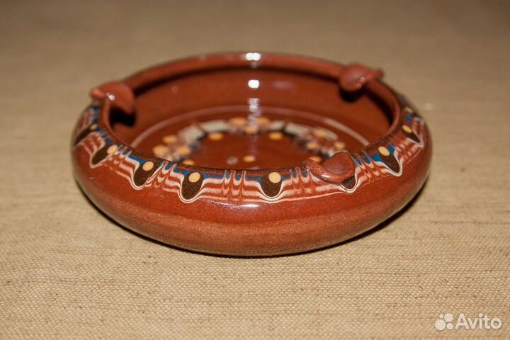 Пепельница Троянская керамика Болгария СССР 70-е г
