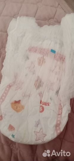 Подгузники трусики huggies 6