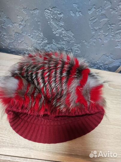Шапка натуральный мех