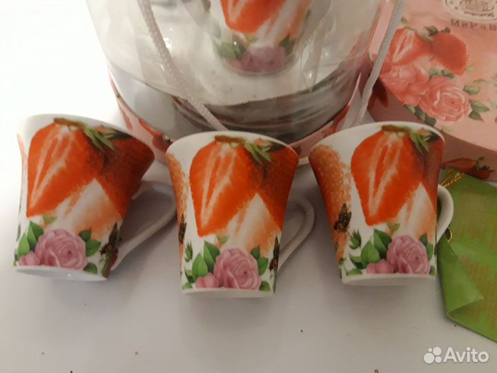 Кофейный сервиз на 6 персон,новый