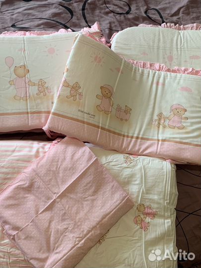 Набор постельного белья + бортики Perina Tiffany