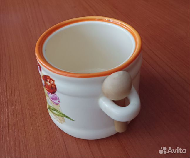 Банка для сыпучих продуктов керамика с ложкой