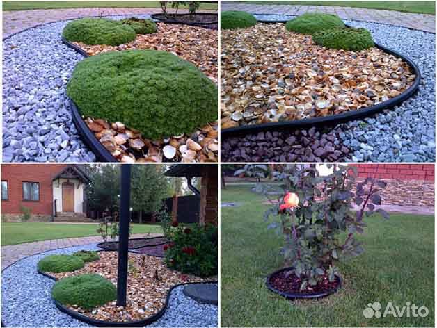 Бордюр садовый пластиковый