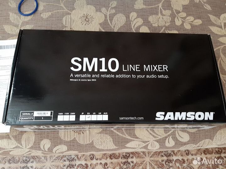 Рэковый микшер Samson SM10