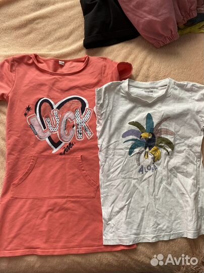 Вещи пакетом для девочки 134