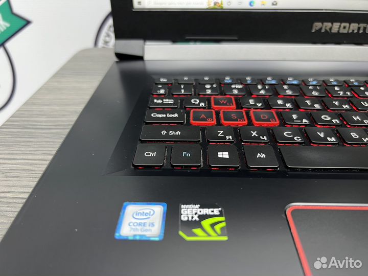 Топ Acer Predator core i5 16Gb GTX 1050Ti SSD 512