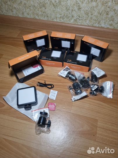 Ulanzi VL81 накамерный видеосвет + кронштейн