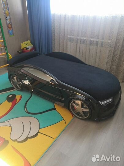 Детская кровать для мальчика машинка бу