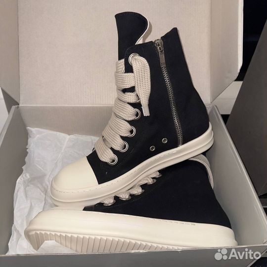 Rick Owens drkshdw Jumbo high black milk Оригинал