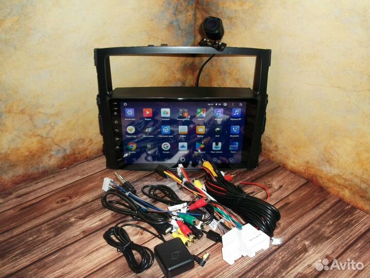 Магнитола Mitsubishi Pajero 4 Android с камерой