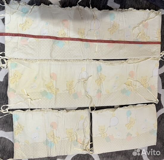 Бортики в круглую кроватку