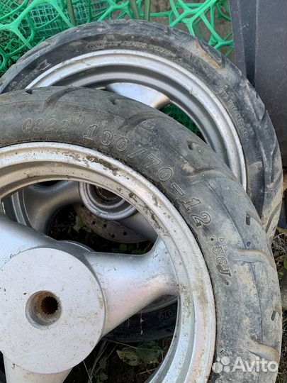 2 колеса для скутера