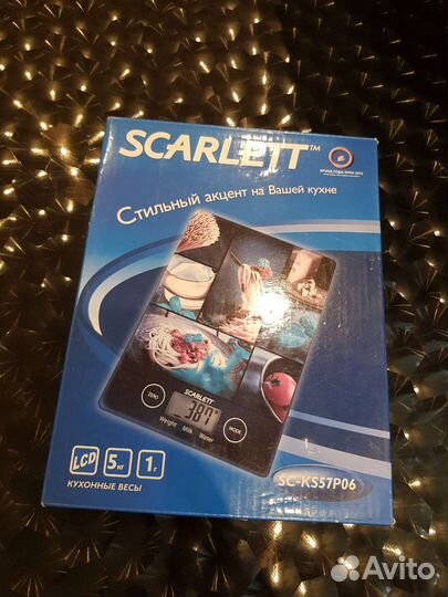 Весы кухонные sc-ks57p06 scarlett