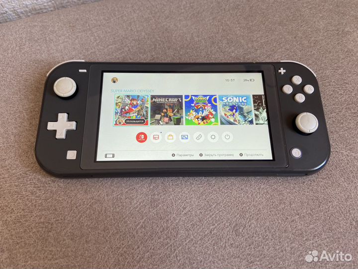 Nintendo Switch Lite 128GB прошитая + игры