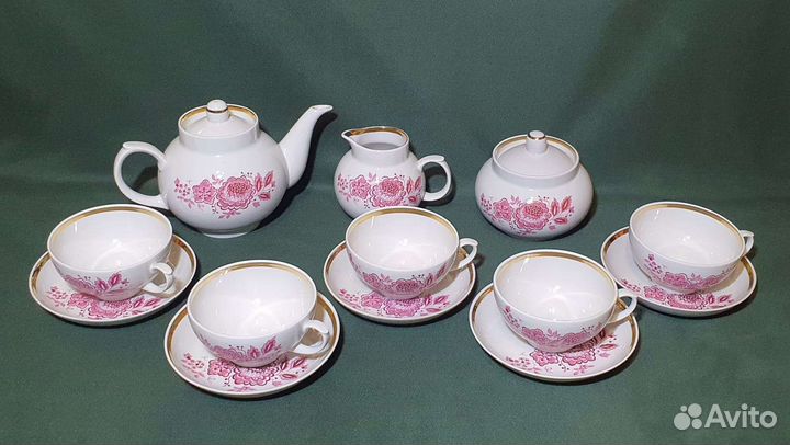 Сервиз чайный. Дулёво СССР