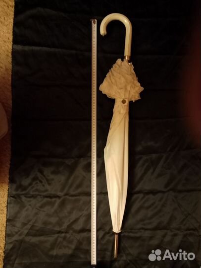 Зонт трость белый