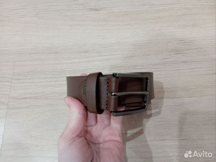 Ремень мужской 105 см коричневый