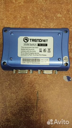 KVM-переключатель trendnet TK-205