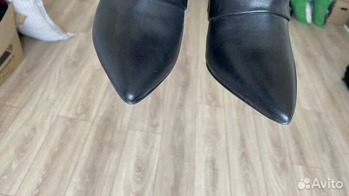 Ботфорты zara 40 черные