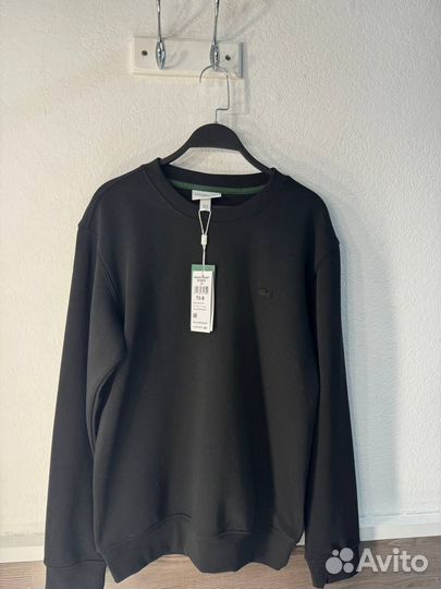 Свитшот Lacoste черный мужской люкс