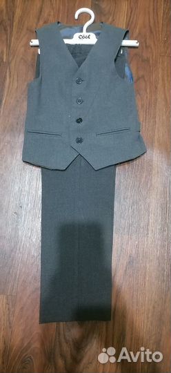 Школьный костюм серый 122-128 (Николь)