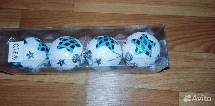 Шарики новые новогодние