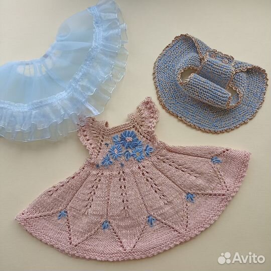 Комплект «Васильки» для кукол готц 48-50с