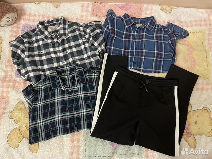 Рубашки, штаны Zara boys 8-128, рубашка il gufo