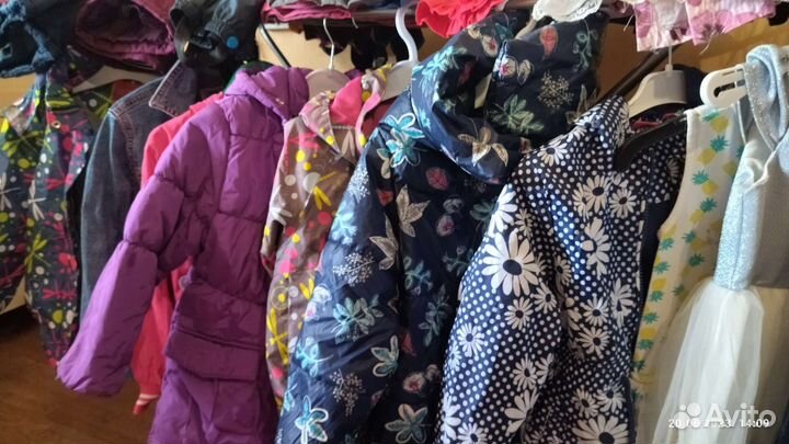 Детские вещи пакетом для девочек 104-116