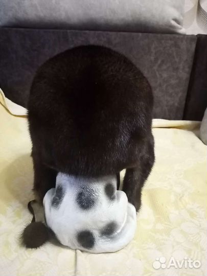 Шапка норковая женская