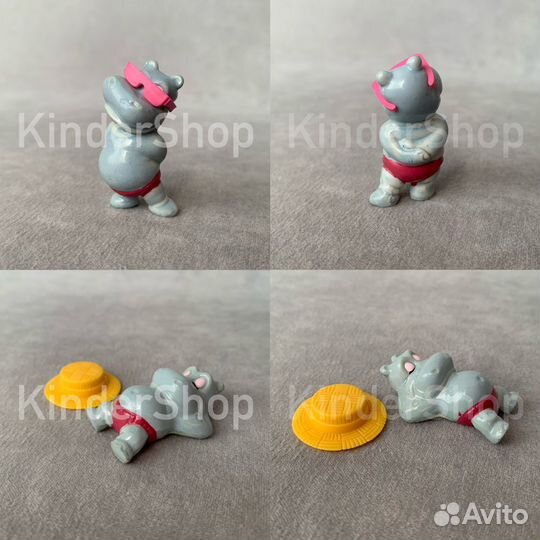 Киндер серия Бегемоты Гавайские (1988)