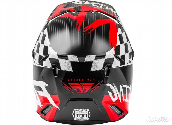 Шлем кроссовый детский FLY racing kinetic Sketch