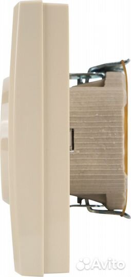 Розетка двойная встраиваемая Виктория с заземление