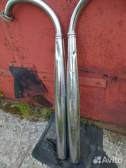 Колесо заднее и глушителя ява и др мотоциклов