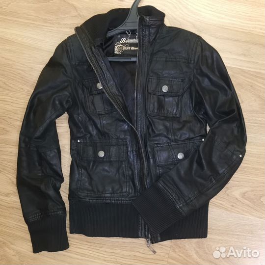Куртка кожаная женская Bershka размер М
