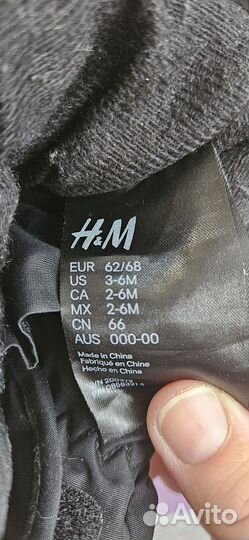 Варежки h&m 62-68