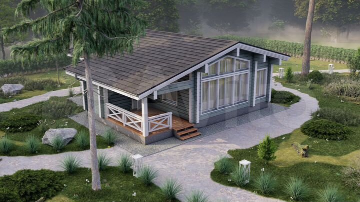 Дом 81 м² на участке 10 сот.