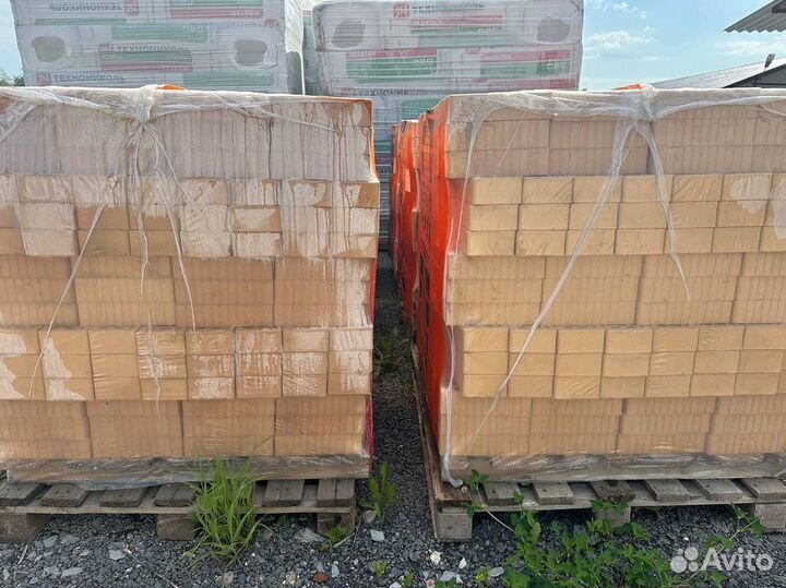 Кирпич облицовочный. Доставка и самовывоз