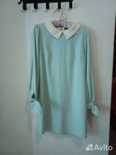 Мятное платье нарядное