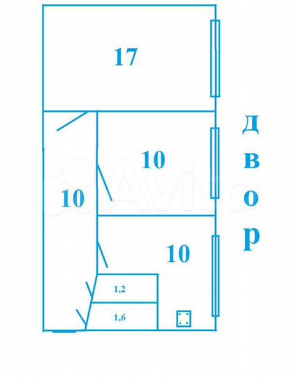 2-к. квартира, 49,9 м², 5/9 эт.
