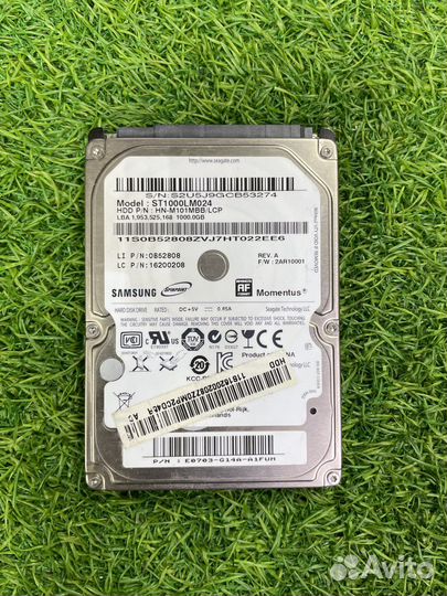 Жесткий диск Samsung 1Tb 2.5