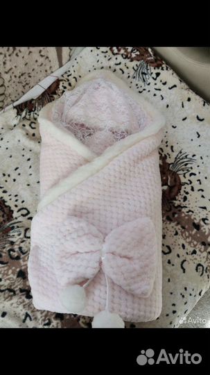 Конверт на выписку зимний для девочки