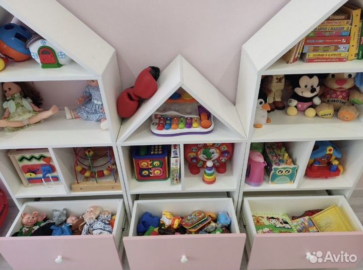 Детский стеллаж Домик