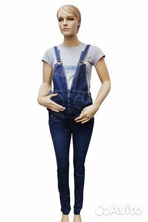Джинсовый комбенизон для беременных