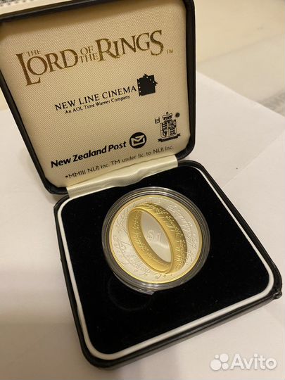 Монета серебро Lorb of the Rings 2003