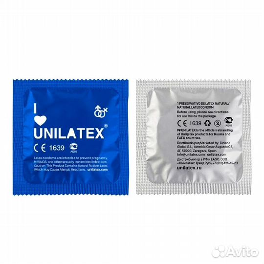 Презервативы Unilatex Dotted (рельефные), 15 шт