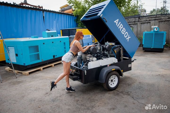 Компрессор дизельный atlas copco 5м3