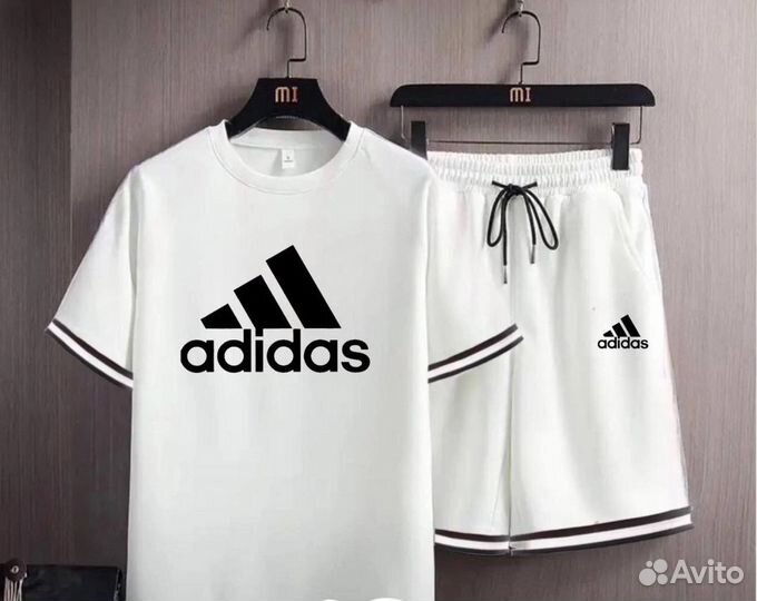 Летний костюм шорты и футболка adidas