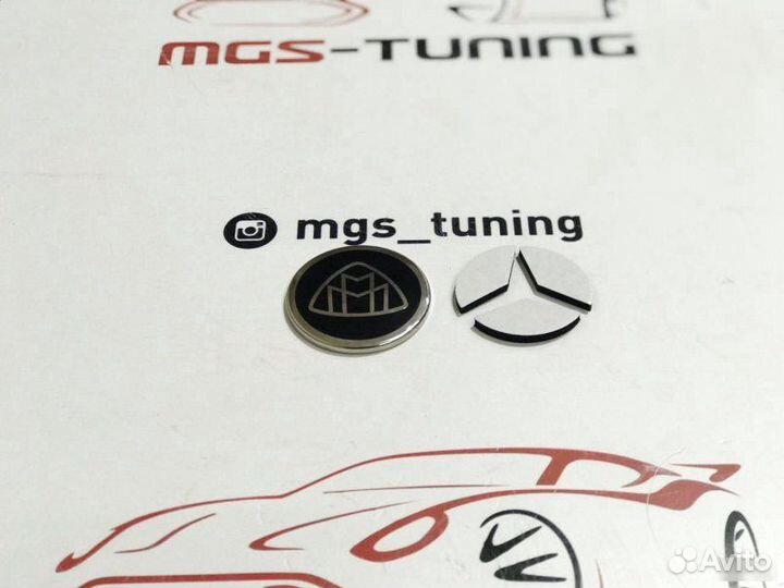 Эмблема на руль Maybach Mercedes S-class 52мм